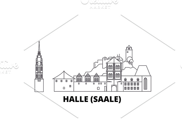 Germany, Halle (Saale) line travel