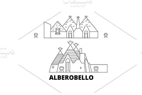 Italy, Alberobello line travel