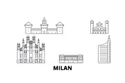 Italy, Milan City line travel