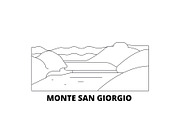 Italy, Monte San Giorgio line travel