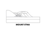 Italy, Mount Etna line travel