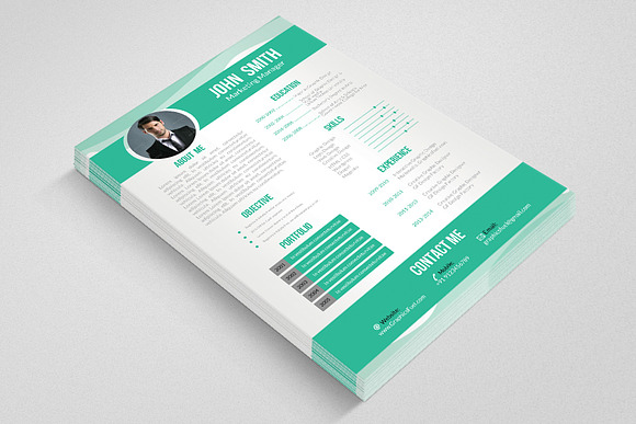 Resume with Cover Letter in Letter Templates - product preview 1