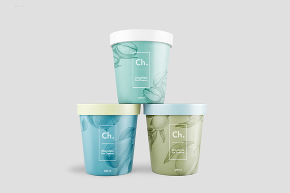 Ice Cream Jar Mockup in Product Mockups - product preview 4