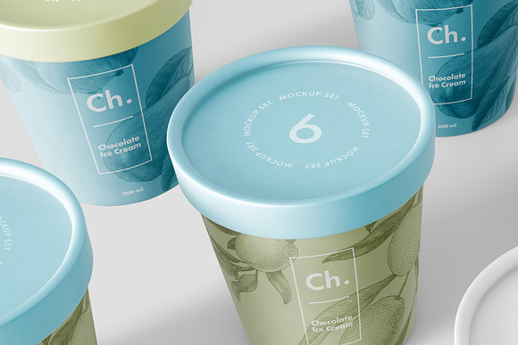 Ice Cream Jar Mockup in Product Mockups - product preview 5