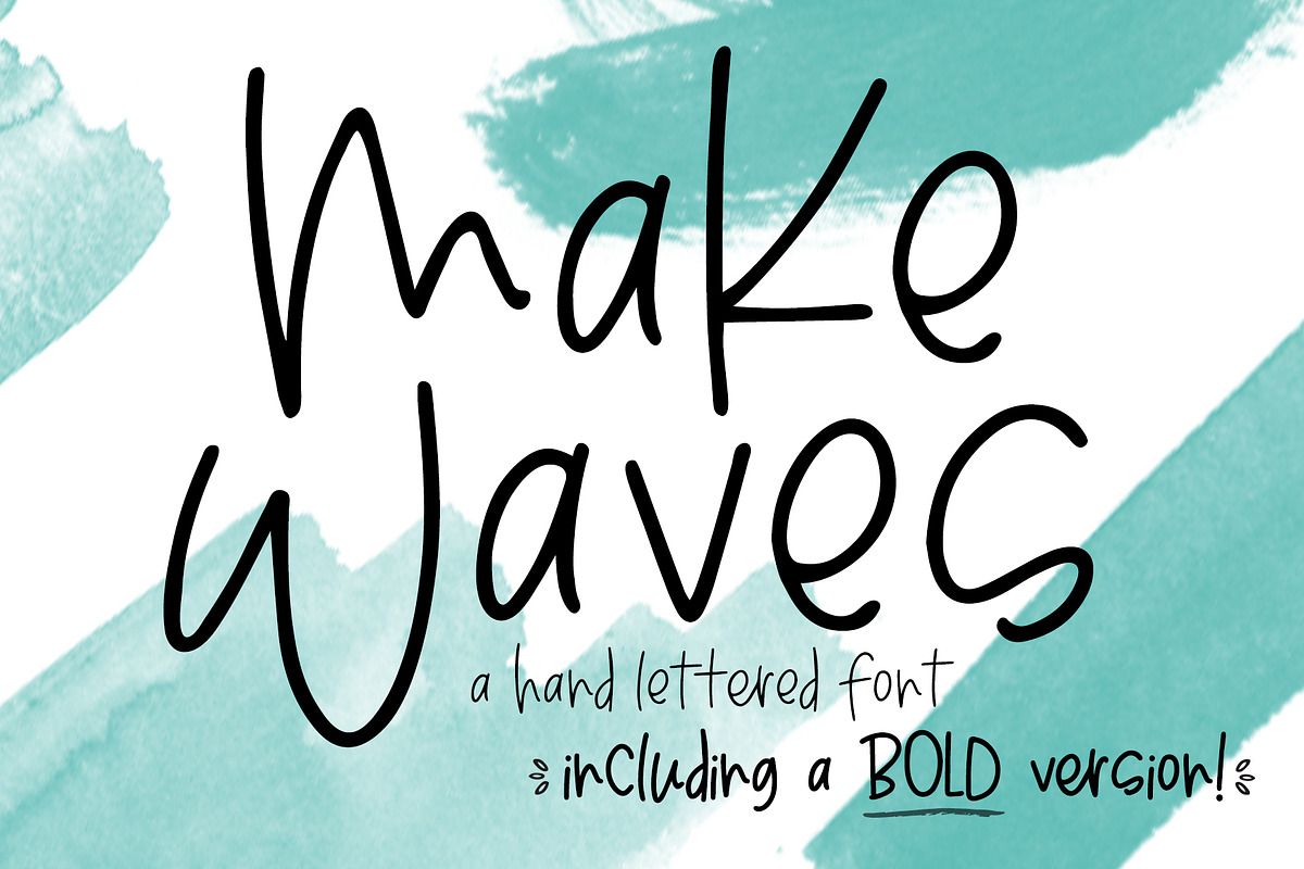 Make Waves in Sans-Serif Fonts - product preview 8