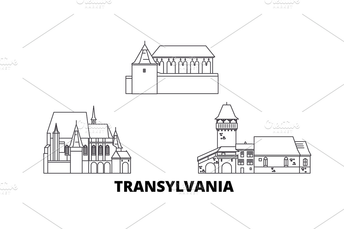 Romania, Transylvania line travel in Illustrations - product preview 8