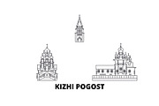 Russia, Kizhi Pogost line travel