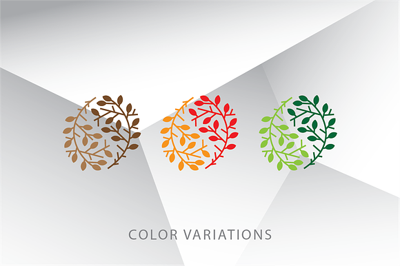 Ying Yang Leaf Logo Template in Logo Templates - product preview 2