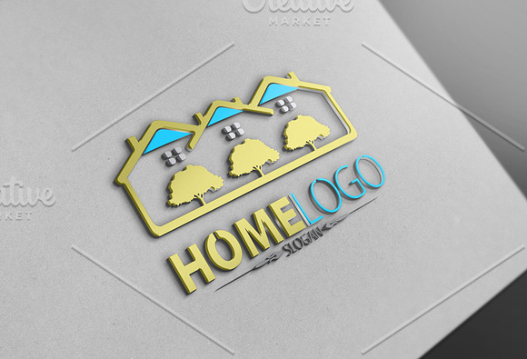 Home Logo Version2 in Logo Templates - product preview 3