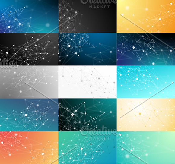 15 Blockchain Backgrounds Set 1 in Textures - product preview 1