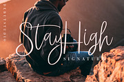 StayHigh ⭐️ Signature Font