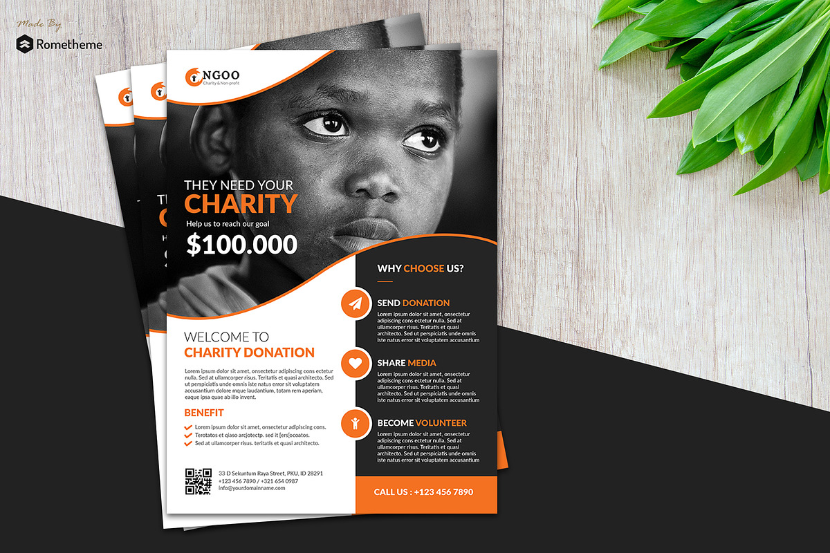 Newest For Ngo Brochure Design With Ngo Brochure Templates