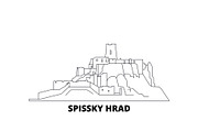 Slovakia, Spissky Hrad line travel