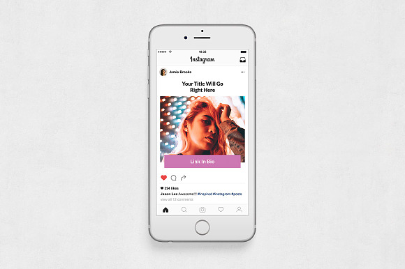 Neon Instagram Posts in Instagram Templates - product preview 5