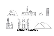 Spain, Canary Islands line travel