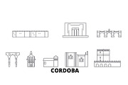 Spain, Cordoba line travel skyline