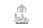 Spain, Salamanca line travel skyline