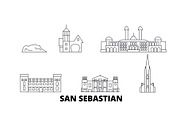 Spain, San Sebastian line travel