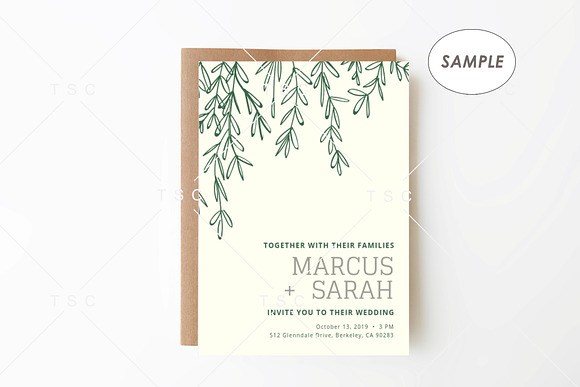 5" x 7" Card Mockup in Mockup Templates - product preview 1