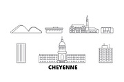 United States, Cheyenne line travel