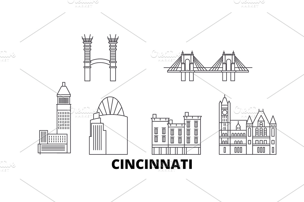 United States, Cincinnati line in Illustrations - product preview 8