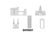 United States, Detroit line travel