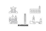 United States, Riverside line travel