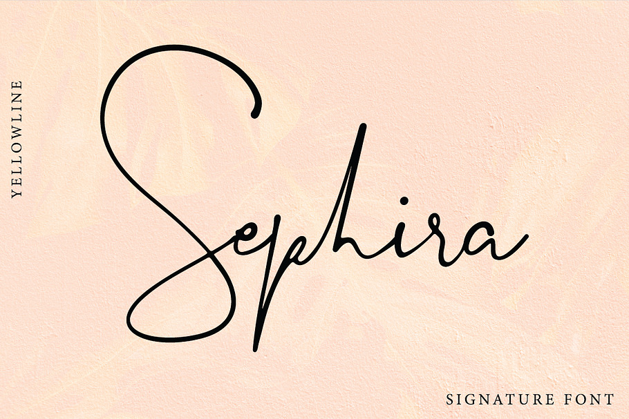 Sephira | Signature Font in Script Fonts - product preview 8
