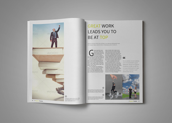 A5 Clean Magazine Template in Magazine Templates - product preview 3