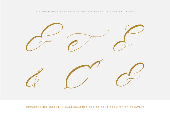 Slight, A Calligraphy Script Font in Script Fonts - product preview 4
