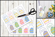Gift Tags, Easter Egg Set 3