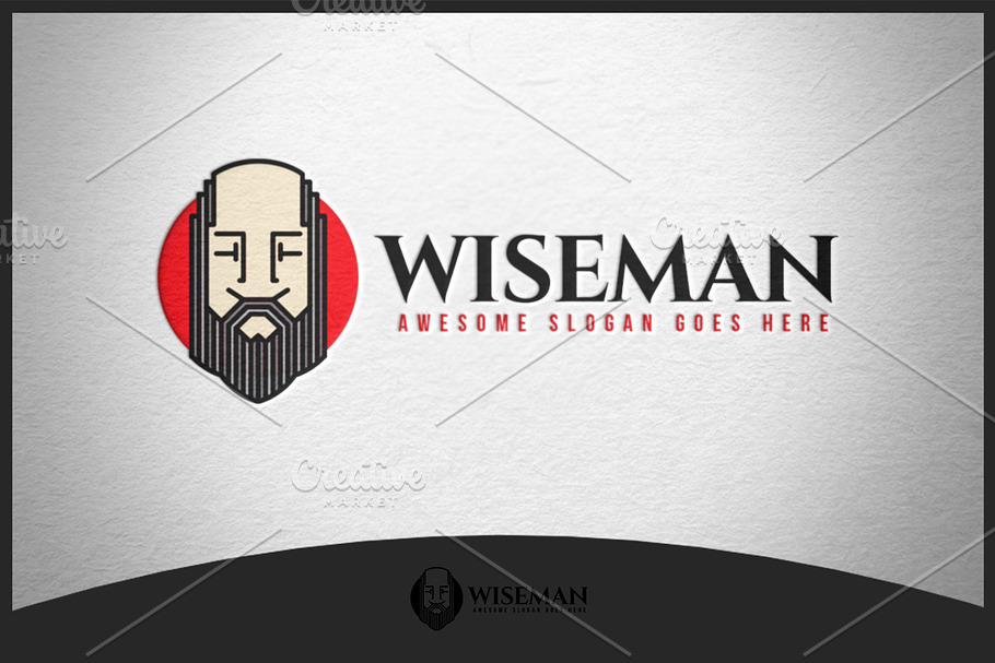 Wiseman Logo in Logo Templates - product preview 8