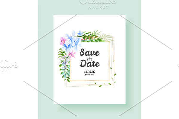 Wedding Invitation card, save