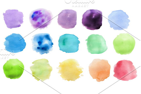 Watercolor Vector Easter Design Kit in Illustrations - product preview 4