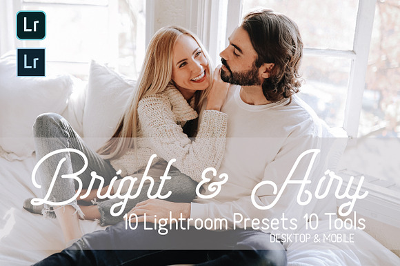 Bright & Airy Lightroom Presets in Add-Ons - product preview 4