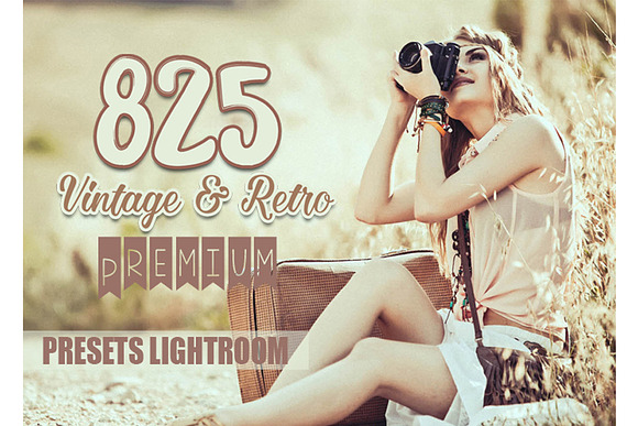 Premium Vintage Retro Lightroom in Add-Ons - product preview 4