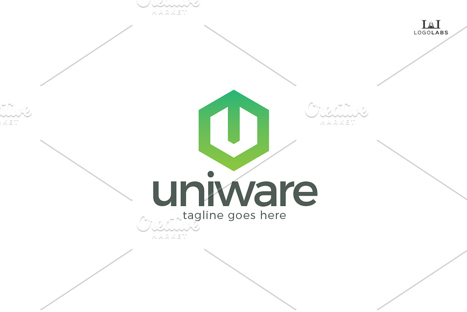 Uniware - Letter U Logo