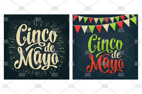 Cinco de Mayo lettering and mexican in Illustrations - product preview 7