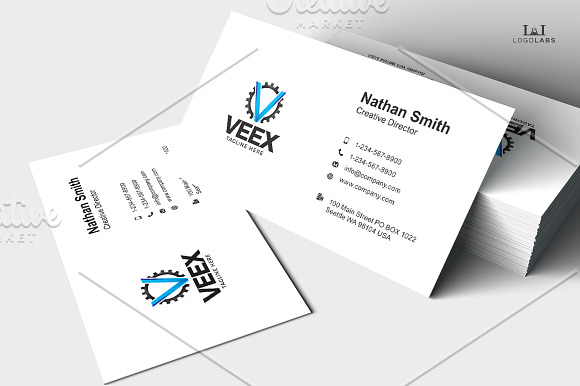 VEEX - Letter V Logo in Logo Templates - product preview 3
