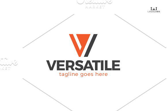 Versatile - Letter V Logo in Logo Templates - product preview 1