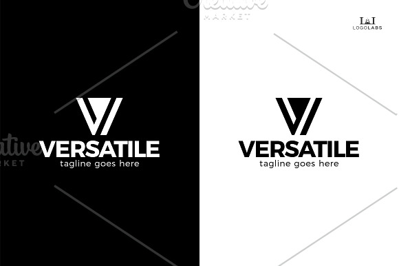 Versatile - Letter V Logo in Logo Templates - product preview 2
