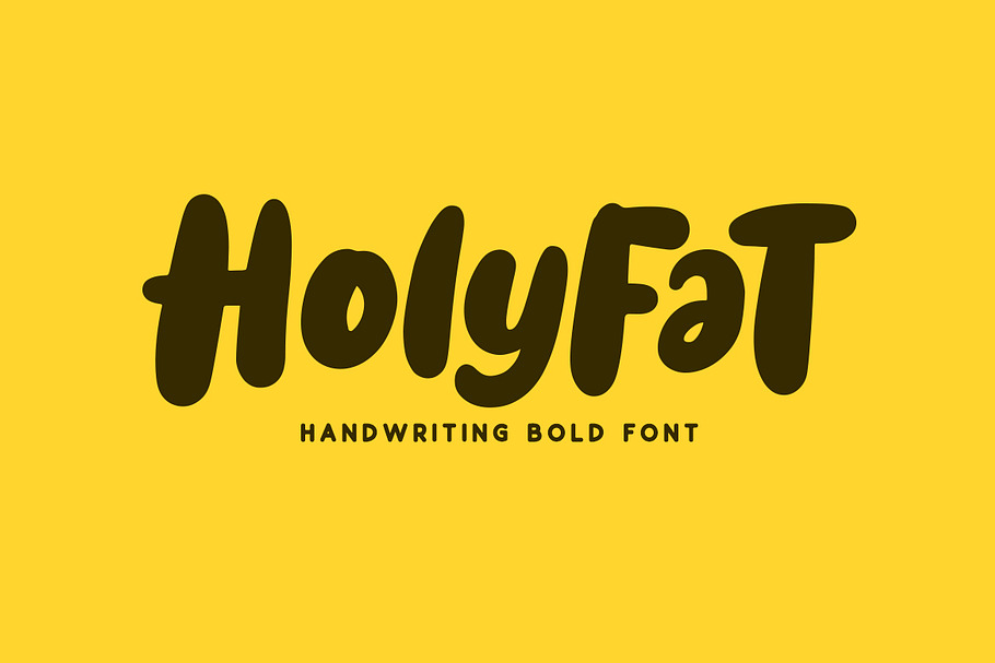 Holyfat in Display Fonts - product preview 8