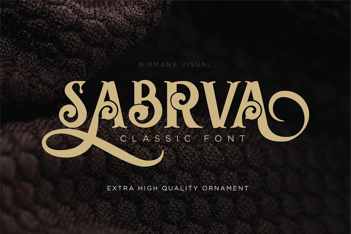 Sabrva + Extra Ornament in Blackletter Fonts - product preview 8