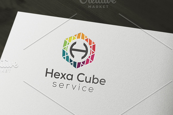 H colorful Logo in Logo Templates - product preview 1