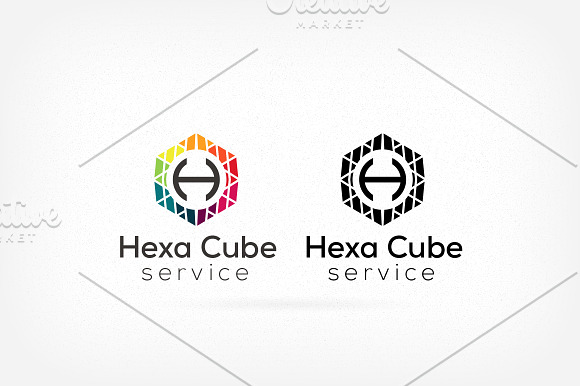 H colorful Logo in Logo Templates - product preview 2