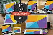 Apple Device PSD Mockups Vol. 1