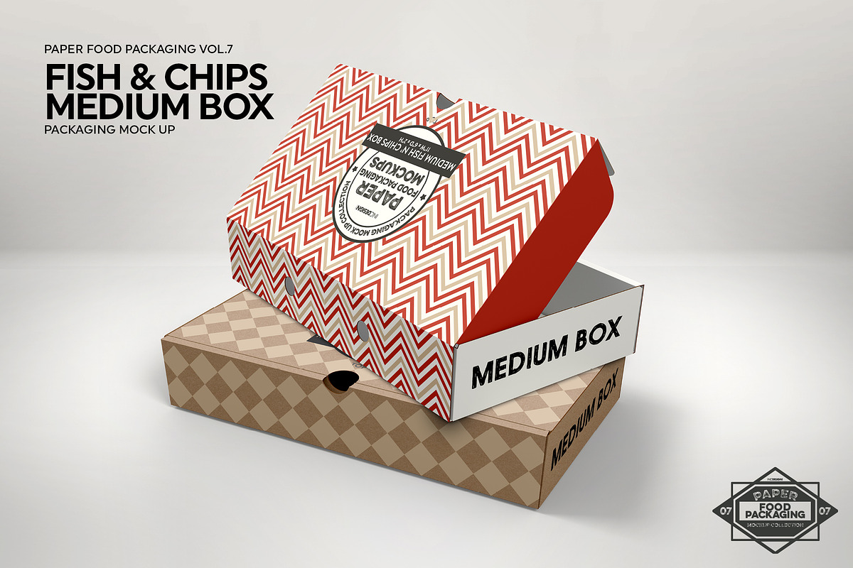 Download VOL.7 Food Box Packaging Mockups | Creative Branding ...
