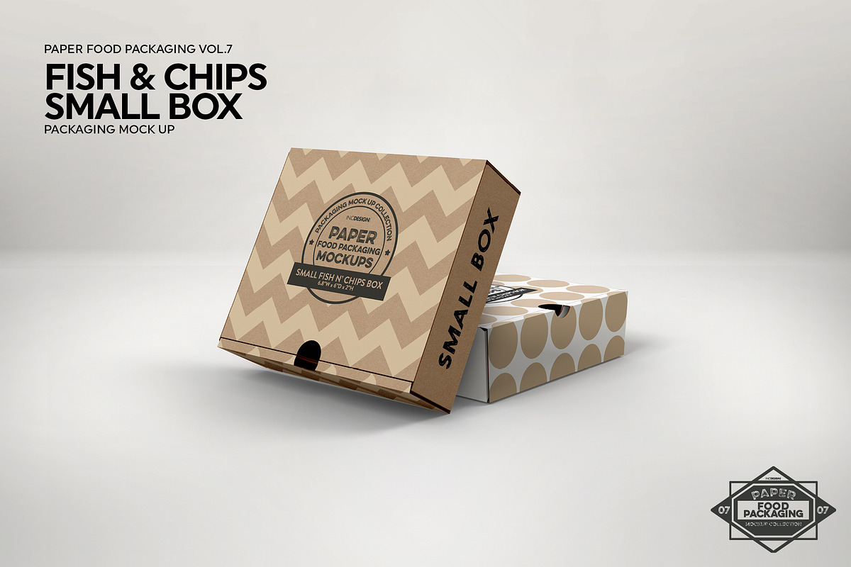 Download VOL.7 Food Box Packaging Mockups | Creative Branding ...