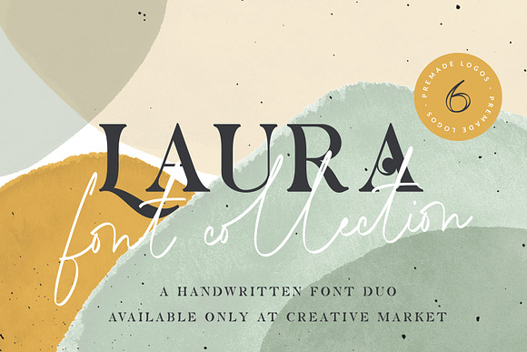 Laura - Font Collection & Logos in Logo Fonts - product preview 12