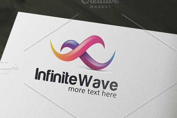Infinity Wave Logo in Logo Templates - product preview 1